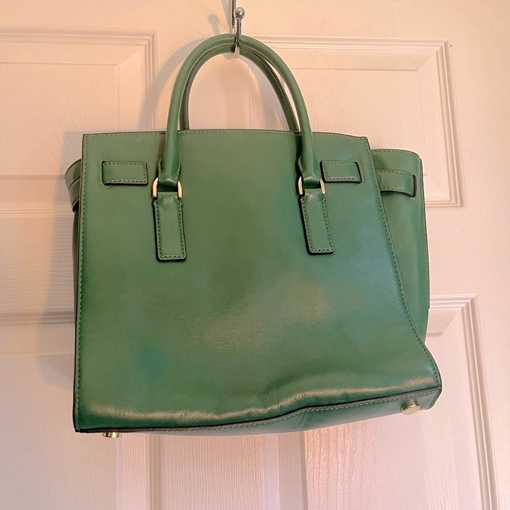 MICHAEL Michael Kors Green Leather Tote
Gently used but new condition - Picture 3 of 5